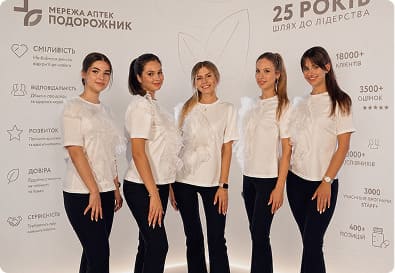 Команда хостес на заході мережі аптек «Подорожник»